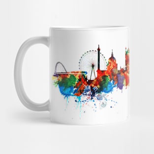 London Watercolor Skyline Silhouette Mug